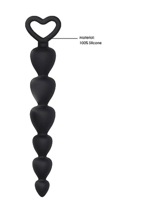 Silicone Anal Beads - Black Silicone Anal Beads - Black