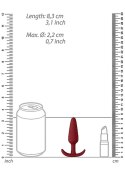 Slim Butt Plug - Red Slim Butt Plug - Red