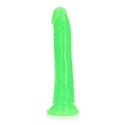 Slim Realistic Dildo with Suction Cup - Glow in the Dark - 7'' / 18 cm Slim Realistic Dildo with Suction Cup - Glow in the Dark - 7'' / 18 cm