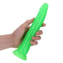 Slim Realistic Dildo with Suction Cup - Glow in the Dark - 9'' / 22,5 cm Slim Realistic Dildo with Suction Cup - Glow in the Dark - 9'' / 22,5 cm