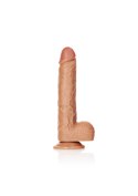Straight Realistic Dildo Balls Suction Cup - 10""""/ 25,5 cm Straight Realistic Dildo Balls Suction Cup - 10""""/ 25,5 cm