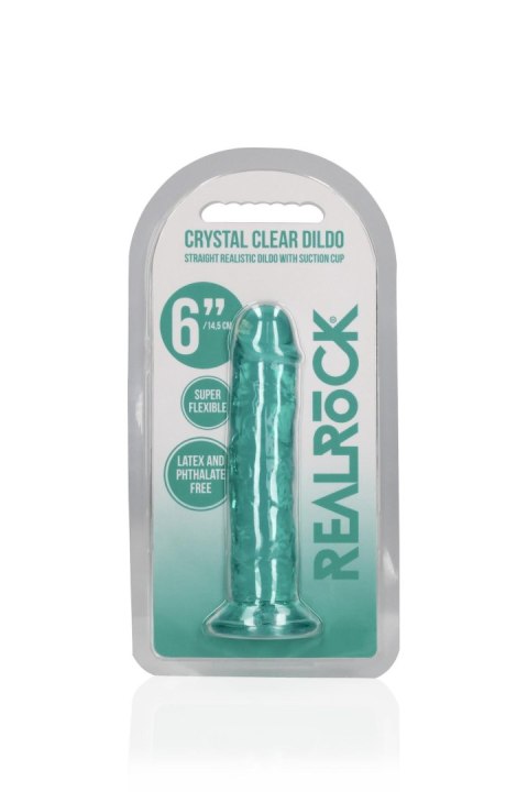 Straight Realistic Dildo with Suction Cup - 6'' / 14,5 Straight Realistic Dildo with Suction Cup - 6'' / 14,5
