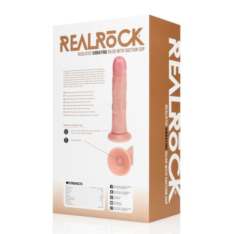 Vibrating Regular Curved Cock - 8 / 20,5 cm - Flesh Vibrating Regular Curved Cock - 8 / 20,5 cm - Flesh