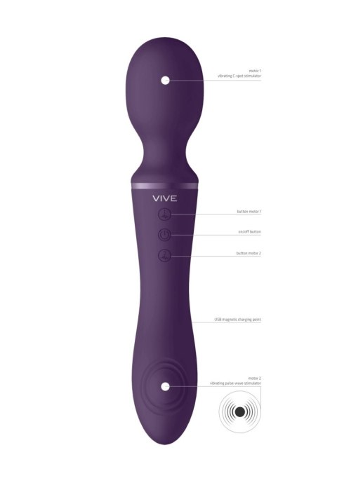 Enora - Wand & Vibrator - Purple Enora - Wand & Vibrator - Purple
