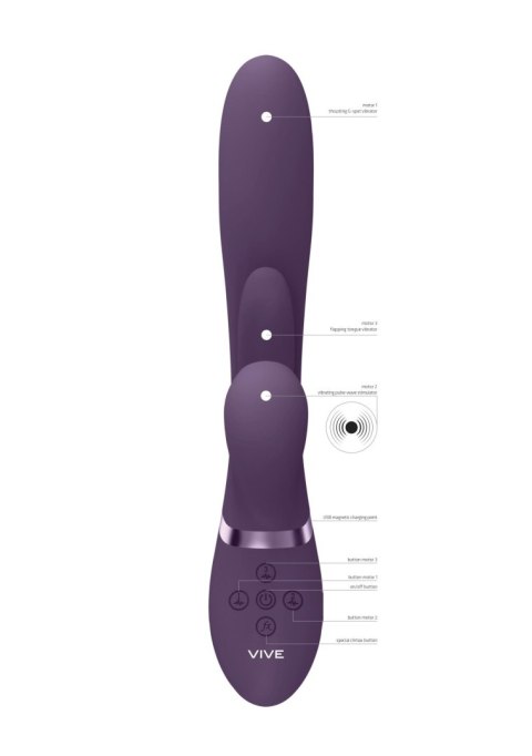 Kura - Thrusting G-Spot Vibrator with Flapping Tongue and Pulse Wave Stimulator Kura - Thrusting G-Spot Vibrator with Flapping Tongue and Pulse Wave Stimulator