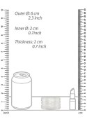 N0. 93 - Reversible Masturbator and Bumper - Transparent N0. 93 - Reversible Masturbator and Bumper - Transparent