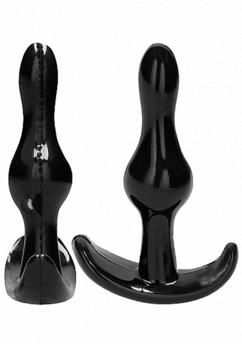 NO. 80 - 4-Piece Butt Plug Set - Black NO. 80 - 4-Piece Butt Plug Set - Black