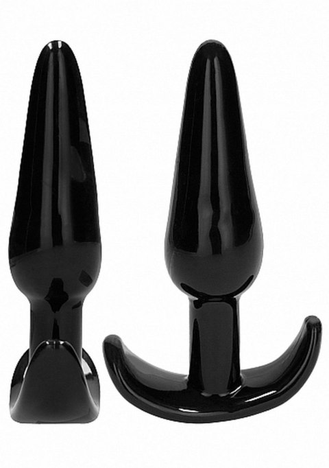 NO. 80 - 4-Piece Butt Plug Set - Black NO. 80 - 4-Piece Butt Plug Set - Black