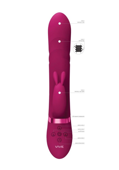 Nari - Vibrating and Rotating Beads, G-Spot Rabbit Nari - Vibrating and Rotating Beads, G-Spot Rabbit
