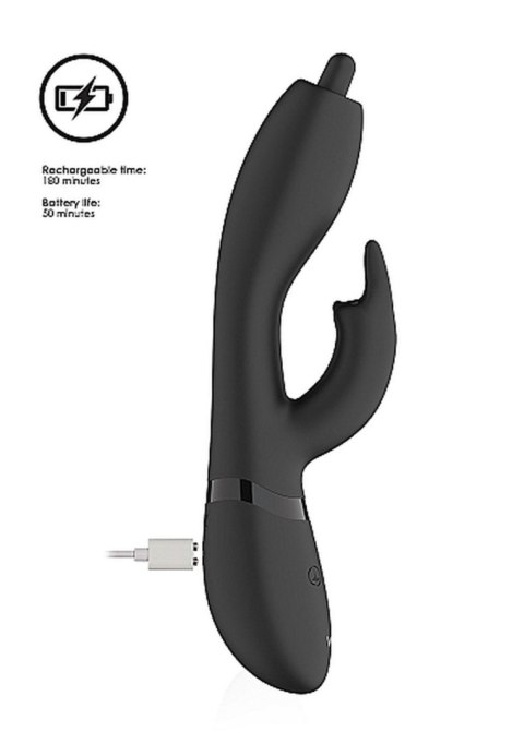 Nilo - Pinpoint Rotating G-spot Rabbit - Black Nilo - Pinpoint Rotating G-spot Rabbit - Black