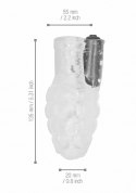 No.22 - Stroker - with vibrating bullet - Translucent No.22 - Stroker - with vibrating bullet - Translucent