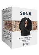 No.48 - Cockring with Ball Strap - Black No.48 - Cockring with Ball Strap - Black