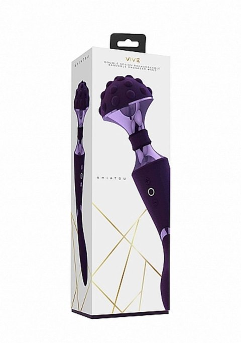 Stymulator- Shiatsu Bendable Massager Wand - Purple Stymulator- Shiatsu Bendable Massager Wand - Purple