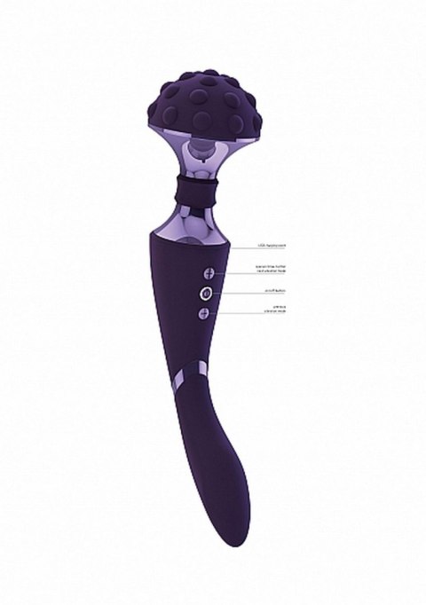 Stymulator- Shiatsu Bendable Massager Wand - Purple Stymulator- Shiatsu Bendable Massager Wand - Purple