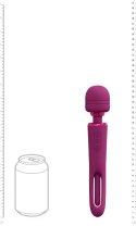 VIVE - Kiku - Rechargeable Double Ended Wand with Innovative G-Spot Flapping Stimulator - Pink VIVE - Kiku - Rechargeable Double Ended Wand with Innovative G-Spot Flapping Stimulator - Pink