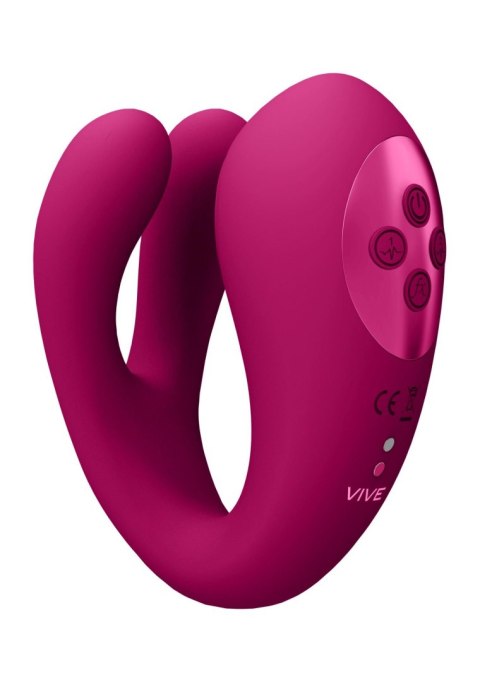 Yoko - Triple Action Vibrator Dual Prongs with Clitoral Pulse Wave Yoko - Triple Action Vibrator Dual Prongs with Clitoral Pulse Wave