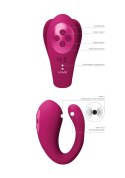 Yoko - Triple Action Vibrator Dual Prongs with Clitoral Pulse Wave Yoko - Triple Action Vibrator Dual Prongs with Clitoral Pulse Wave