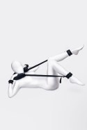 Anonymo fixing sling with pillow, velour, black, 127 cm Anonymo fixing sling with pillow, velour, black, 127 cm