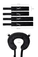 Anonymo fixing sling with pillow, velour, black, 127 cm Anonymo fixing sling with pillow, velour, black, 127 cm