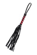 Anonymo flogger, PU leather, black, 45 cm Anonymo flogger, PU leather, black, 45 cm