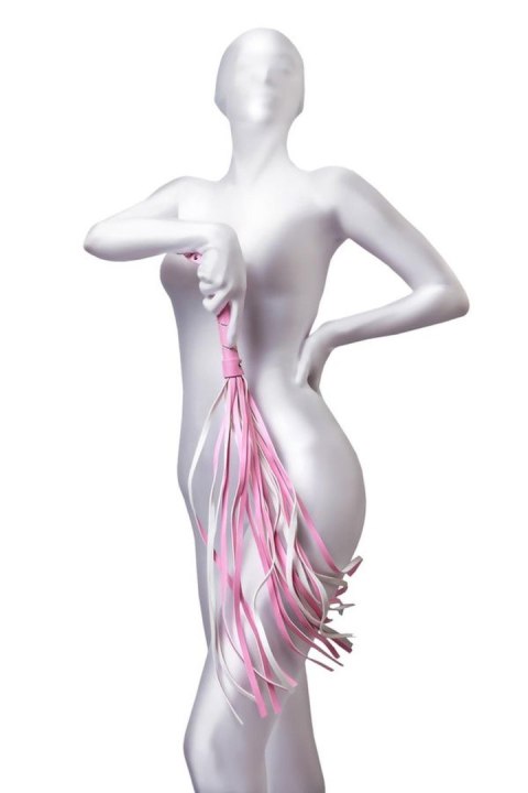 Anonymo flogger, PU leather, pink, 64 cm Anonymo flogger, PU leather, pink, 64 cm