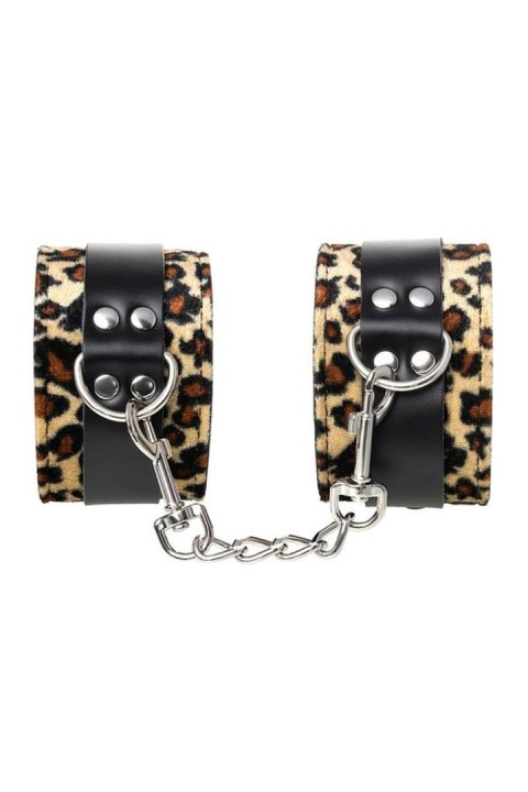 Anonymo handcuffs, PU leather, print, 27 cm Anonymo handcuffs, PU leather, print, 27 cm