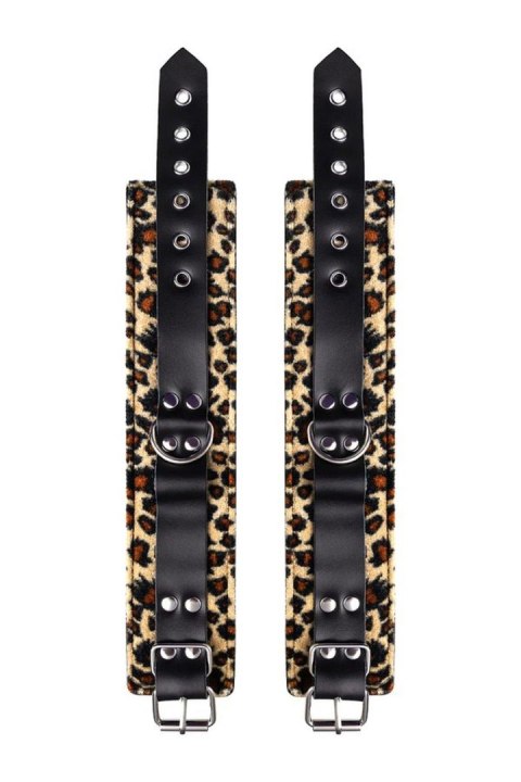 Anonymo handcuffs, PU leather, print, 27 cm Anonymo handcuffs, PU leather, print, 27 cm