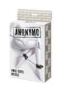 Anonymo handcuffs, PU leather, print, 27 cm Anonymo handcuffs, PU leather, print, 27 cm