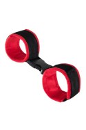 Anonymo handcuffs, velour, red, 29 cm Anonymo handcuffs, velour, red, 29 cm