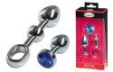 MALESATION Alu-Plug with handle & crystal small, chrome MALESATION Alu-Plug with handle & crystal small, chrome