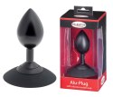 MALESATION Alu-Plug with suction cup large, black MALESATION Alu-Plug with suction cup large, black