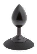 MALESATION Alu-Plug with suction cup large, black MALESATION Alu-Plug with suction cup large, black