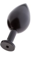 MALESATION Alu-Plug with suction cup large, black MALESATION Alu-Plug with suction cup large, black