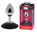 MALESATION Alu-Plug with suction cup large, chrome MALESATION Alu-Plug with suction cup large, chrome