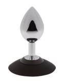 MALESATION Alu-Plug with suction cup large, chrome MALESATION Alu-Plug with suction cup large, chrome
