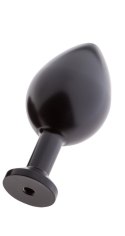 MALESATION Alu-Plug with suction cup medium, black MALESATION Alu-Plug with suction cup medium, black