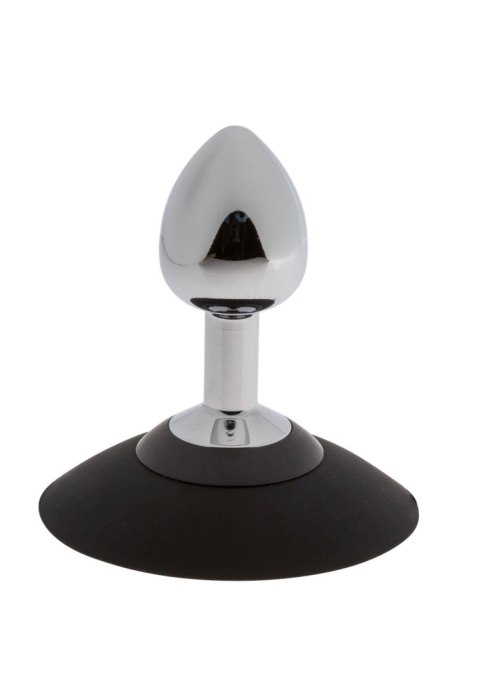 MALESATION Alu-Plug with suction cup small, chrome MALESATION Alu-Plug with suction cup small, chrome