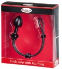 MALESATION Cock-Grip with Alu-Plug small, black MALESATION Cock-Grip with Alu-Plug small, black