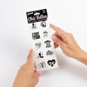 SET of 10 TEMPORARY TATTOOS - KINKY COLLECTION SET of 10 TEMPORARY TATTOOS - KINKY COLLECTION
