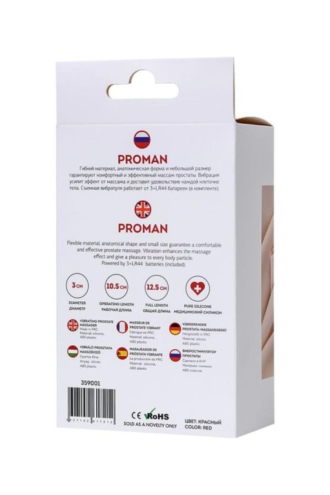 ToDo Proman Red Vibrating Prostate Massager ToDo Proman Red Vibrating Prostate Massager