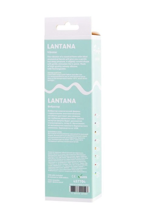 Vibrator Flovetta by Toyfa Lantana, silicone, purple, 22 cm Vibrator Flovetta by Toyfa Lantana, silicone, purple, 22 cm
