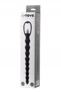 A-TOYS, Anal Vibration Chain, Silicone, Black, 32,7 cm A-TOYS, Anal Vibration Chain, Silicone, Black, 32,7 cm