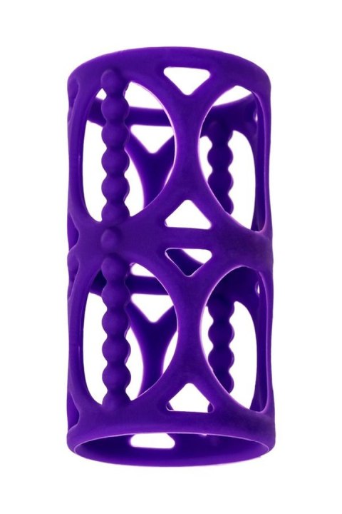 A-TOYS, Penis Sleeve, Silicone, Purple, 7.5 cm A-TOYS, Penis Sleeve, Silicone, Purple, 7.5 cm