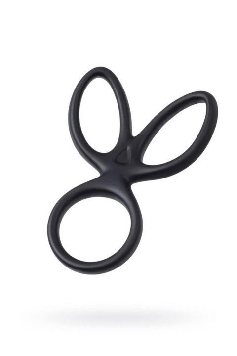 A-TOYS Triple penis ring KRAKEN, silicone, black, 10 cm A-TOYS Triple penis ring KRAKEN, silicone, black, 10 cm
