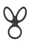 A-TOYS Triple penis ring KRAKEN, silicone, black, 10 cm A-TOYS Triple penis ring KRAKEN, silicone, black, 10 cm
