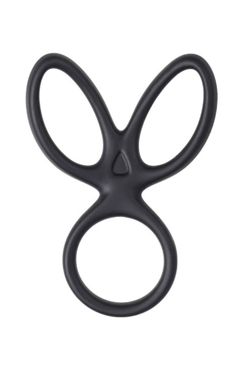 A-TOYS Triple penis ring KRAKEN, silicone, black, 10 cm A-TOYS Triple penis ring KRAKEN, silicone, black, 10 cm