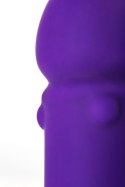 A-TOYS, Vibrator with clitoral stim, Silicone, Purple, 18 cm A-TOYS, Vibrator with clitoral stim, Silicone, Purple, 18 cm
