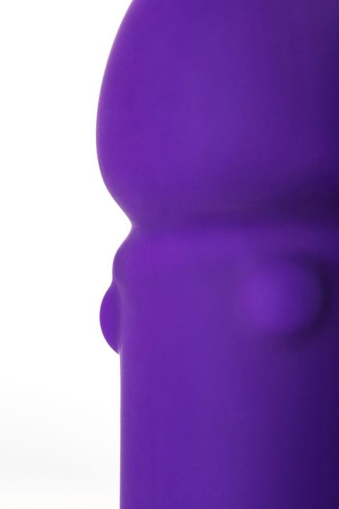 A-TOYS, Vibrator with clitoral stim, Silicone, Purple, 18 cm A-TOYS, Vibrator with clitoral stim, Silicone, Purple, 18 cm