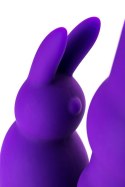 A-TOYS, Vibrator with clitoral stim, Silicone, Purple, 18 cm A-TOYS, Vibrator with clitoral stim, Silicone, Purple, 18 cm
