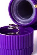 A-TOYS, Vibrator with clitoral stim, Silicone, Purple, 18 cm A-TOYS, Vibrator with clitoral stim, Silicone, Purple, 18 cm